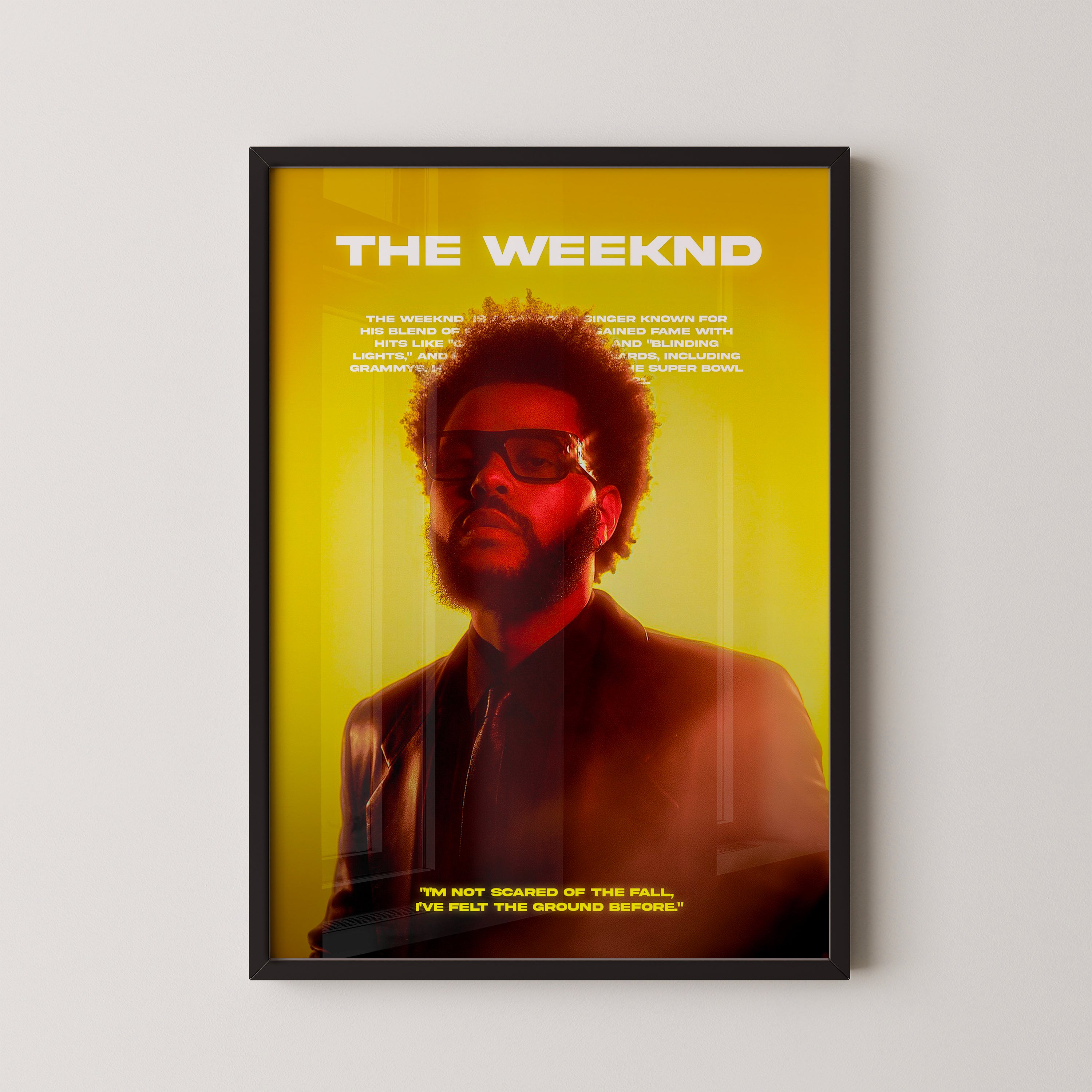 The Weeknd poster