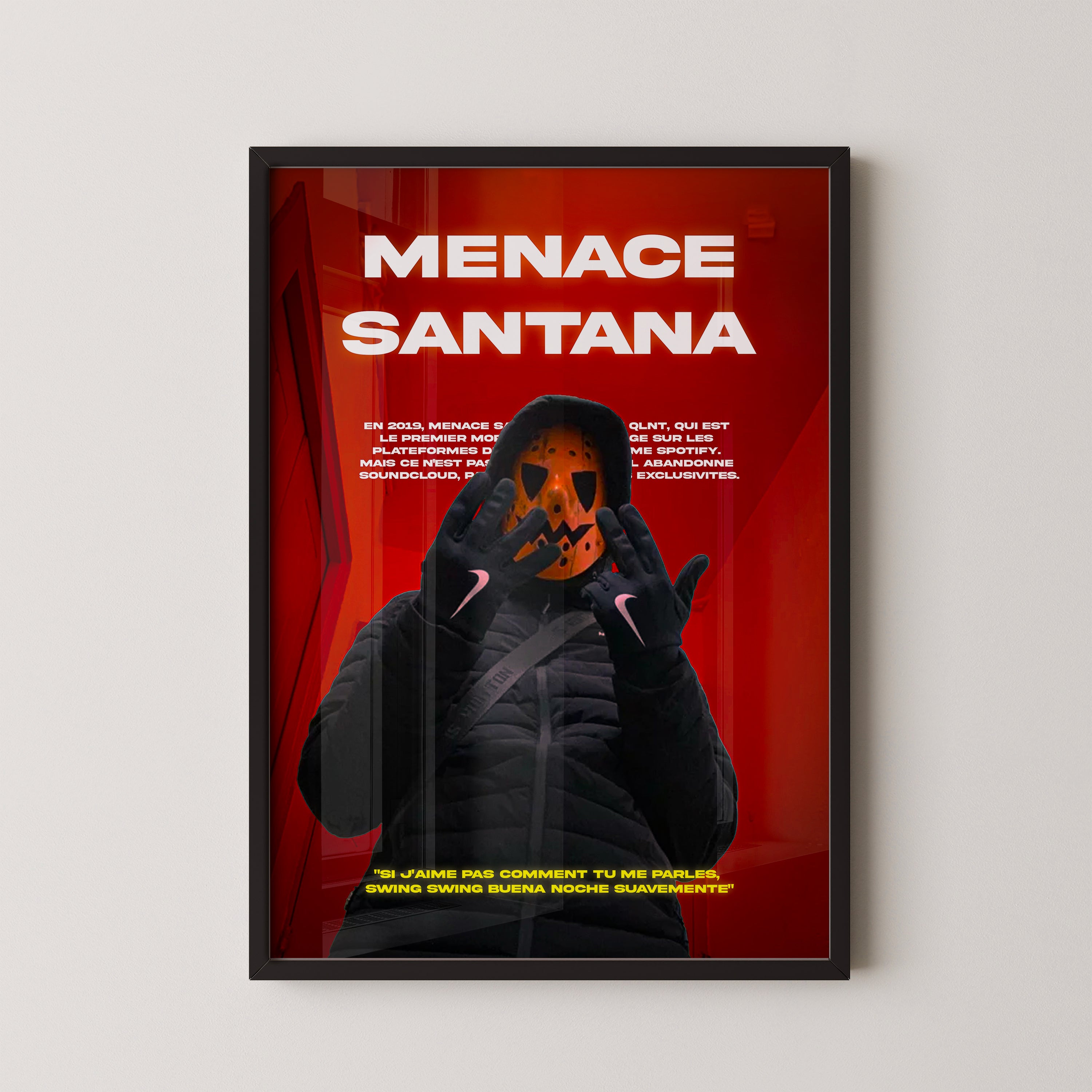 Poster Menace Santana