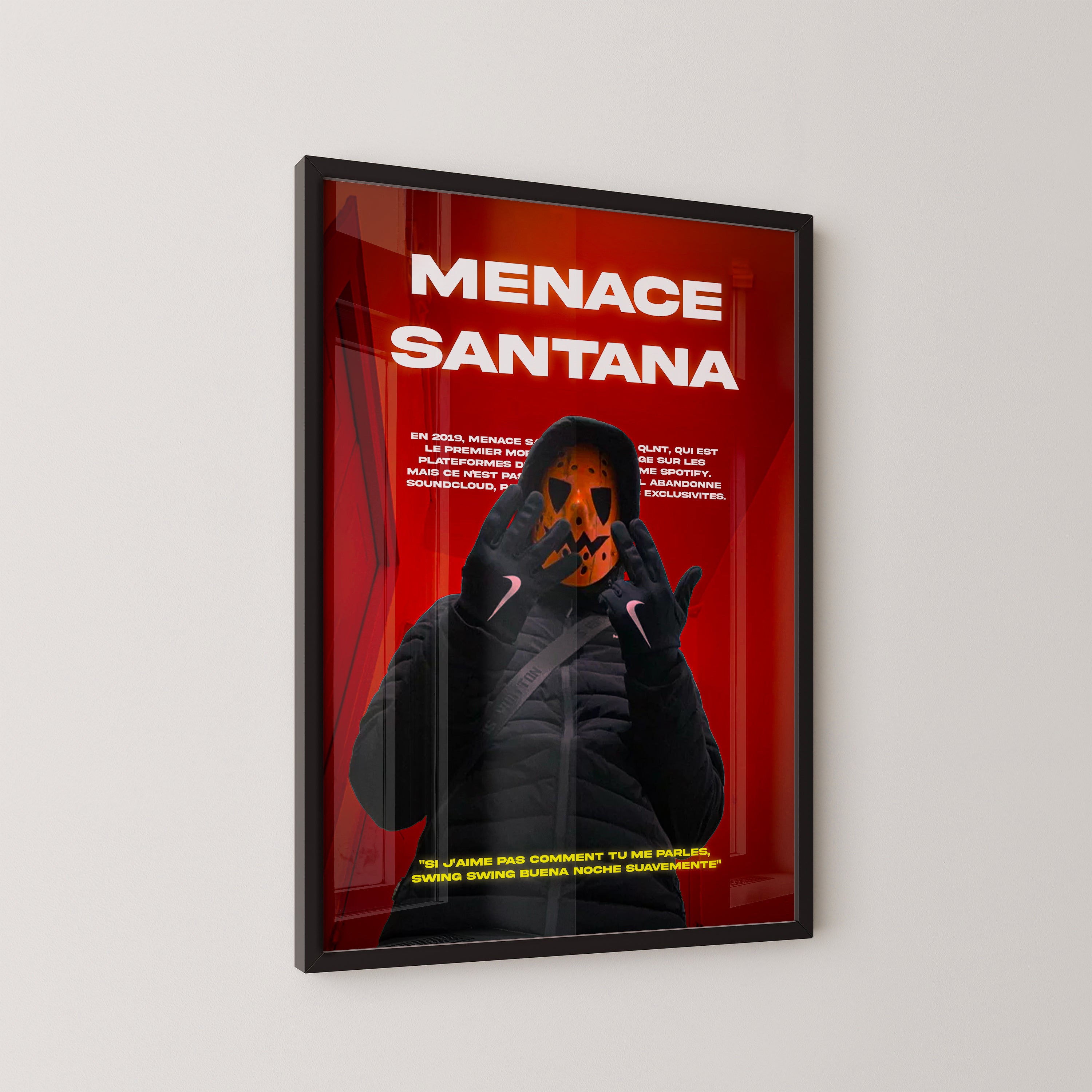 Poster Menace Santana