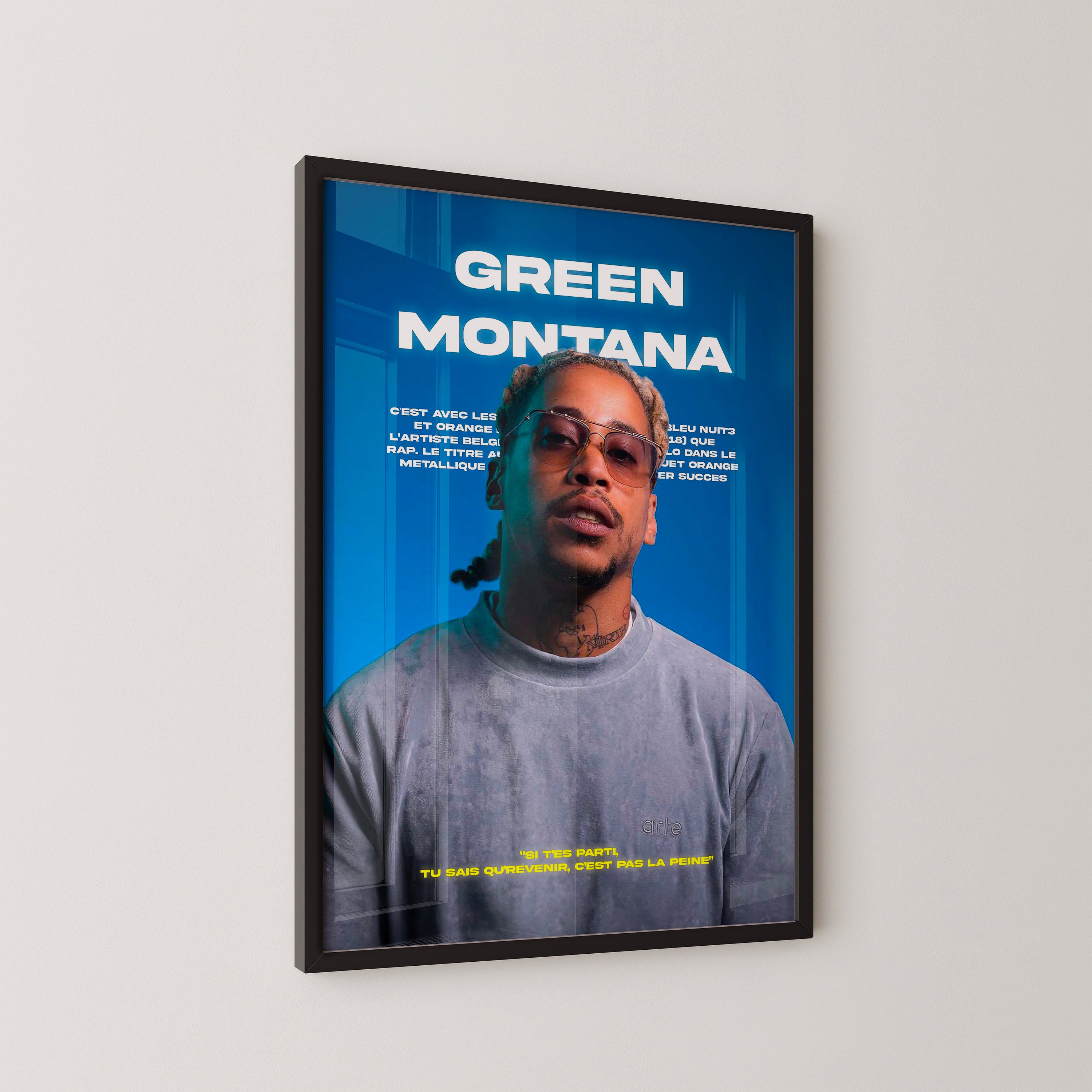 Green Montana Poster