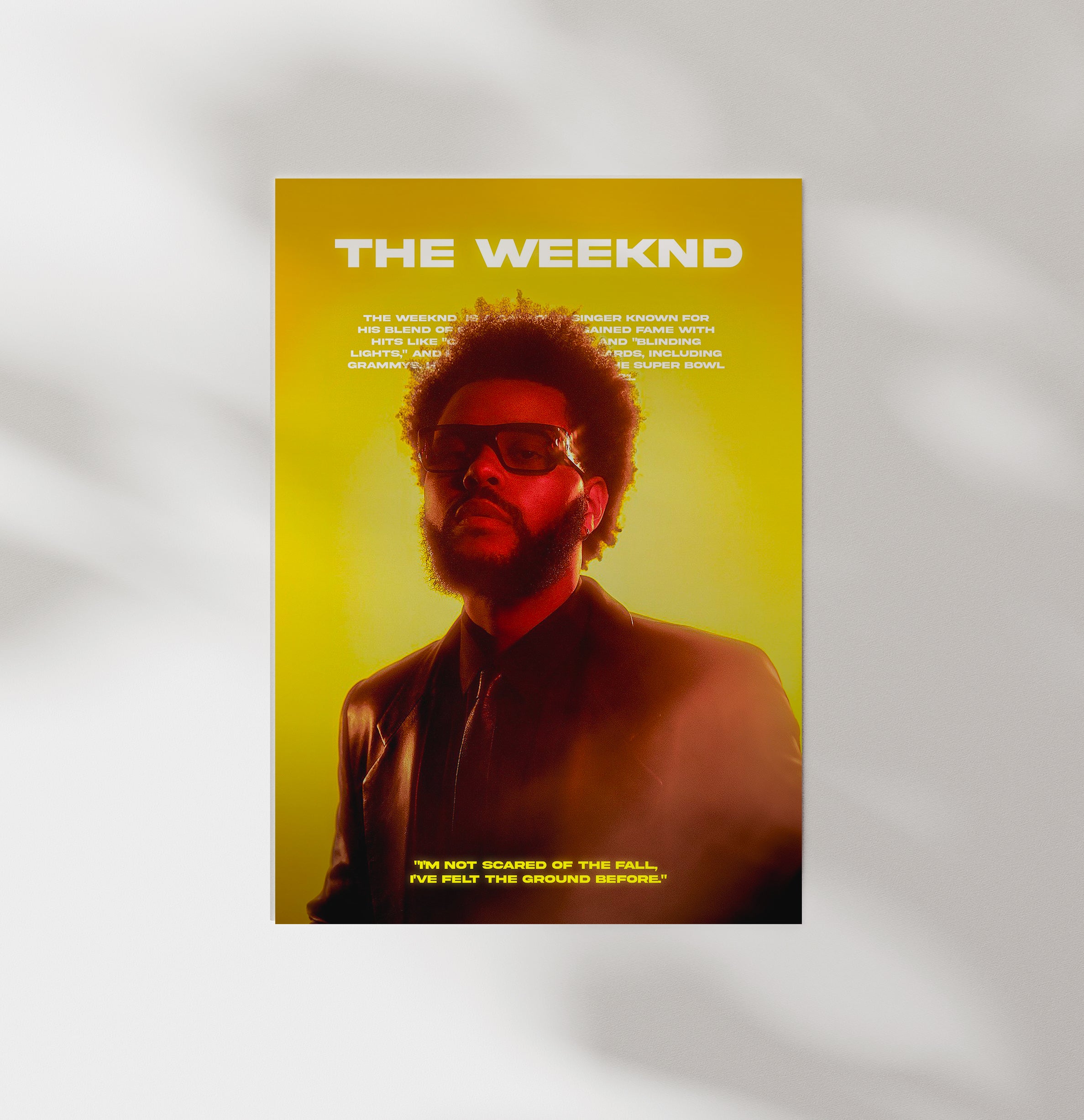 The Weeknd poster