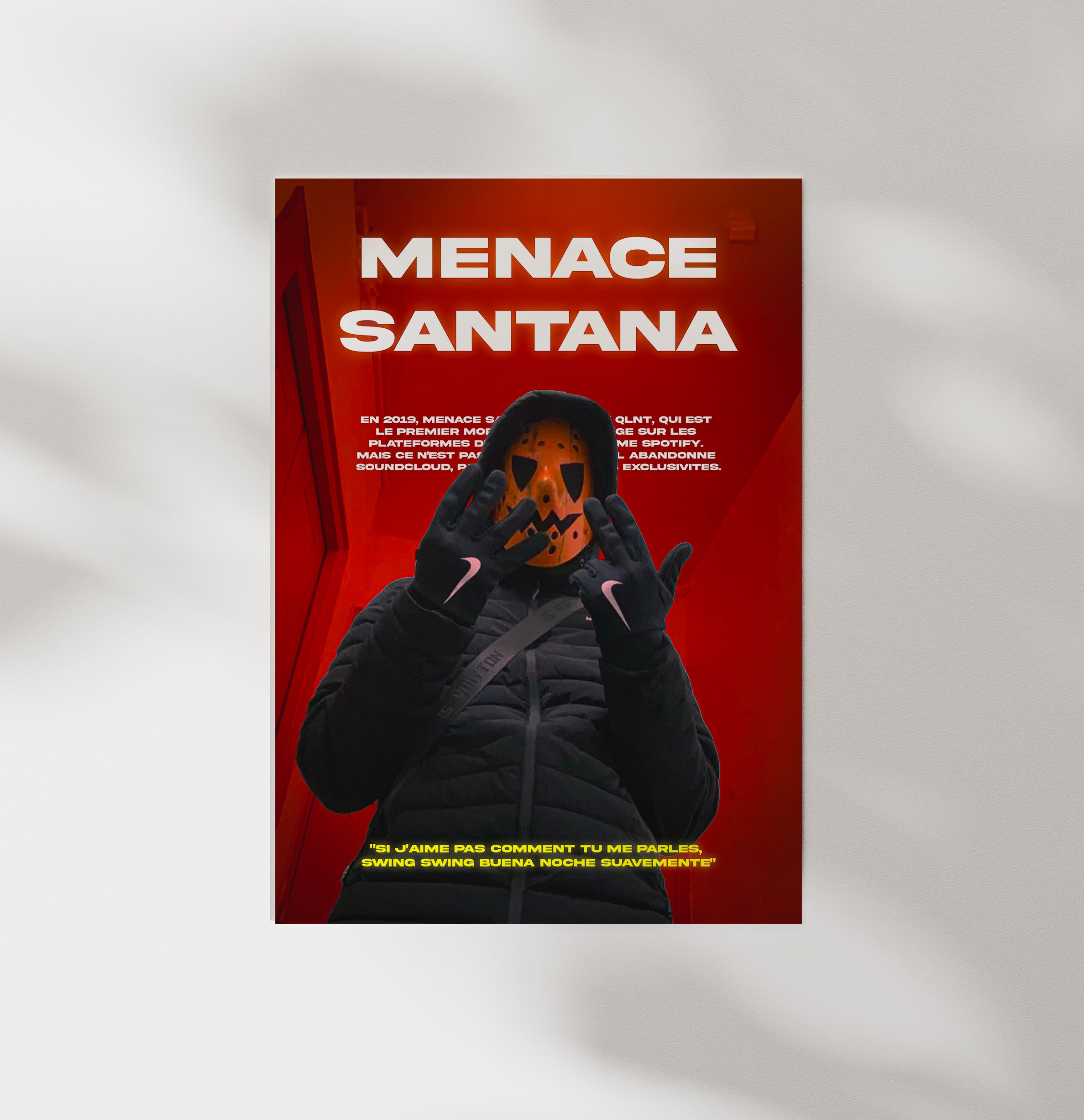 Poster Menace Santana