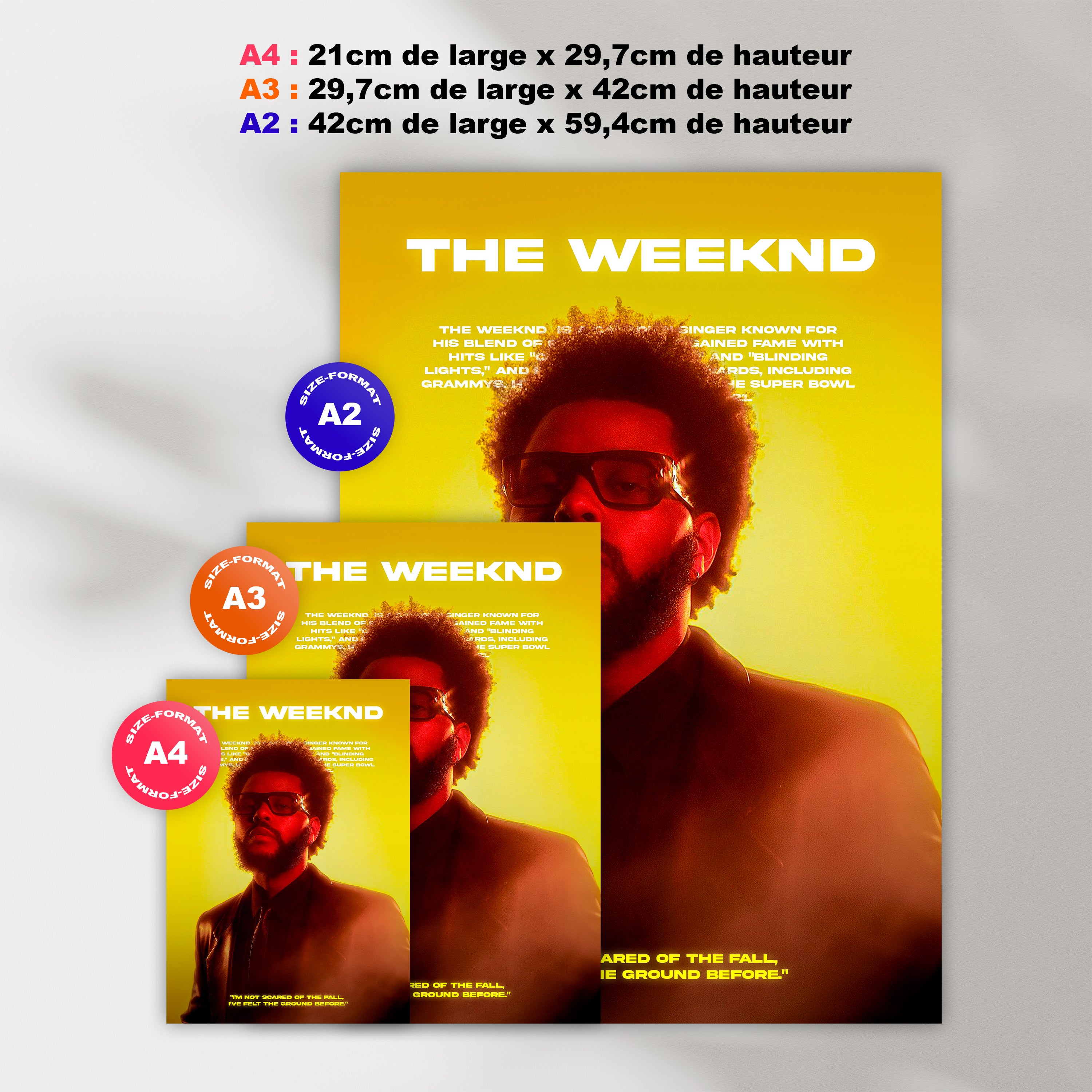 The Weeknd poster