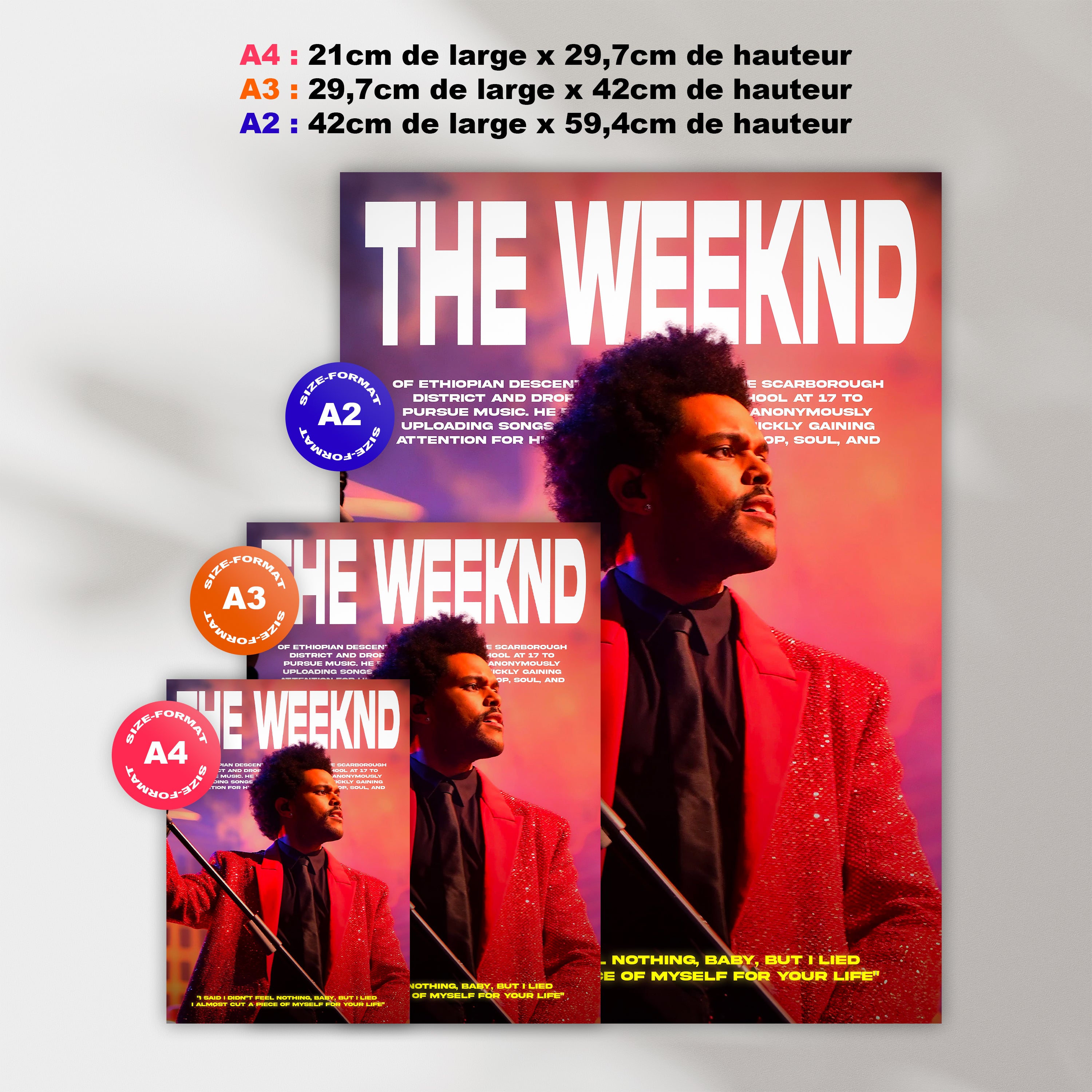 The Weeknd poster