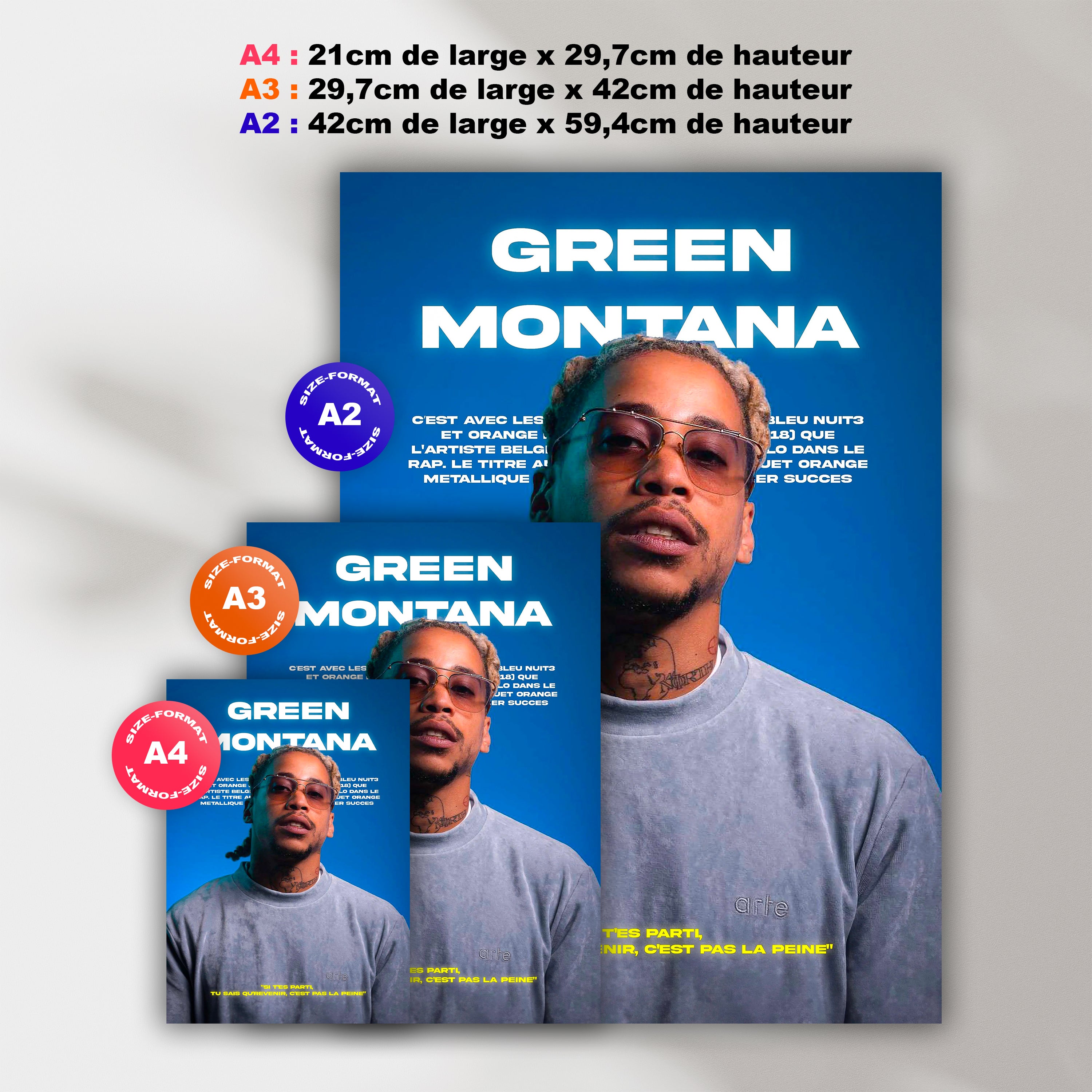 Green Montana Poster